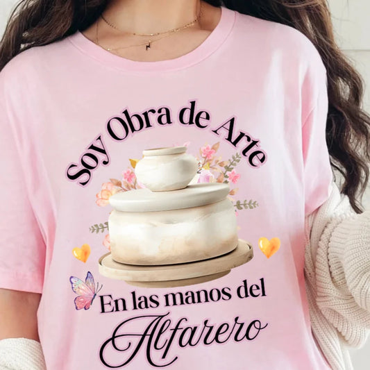 Camisa "Soy Obra De Arte En Las Manos Del. Alfarero"